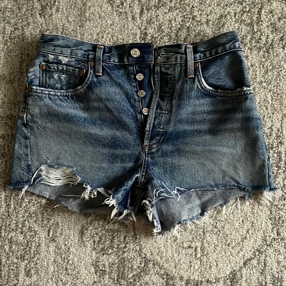 Agolde Parker cut off shorts - Picture 4 of 6